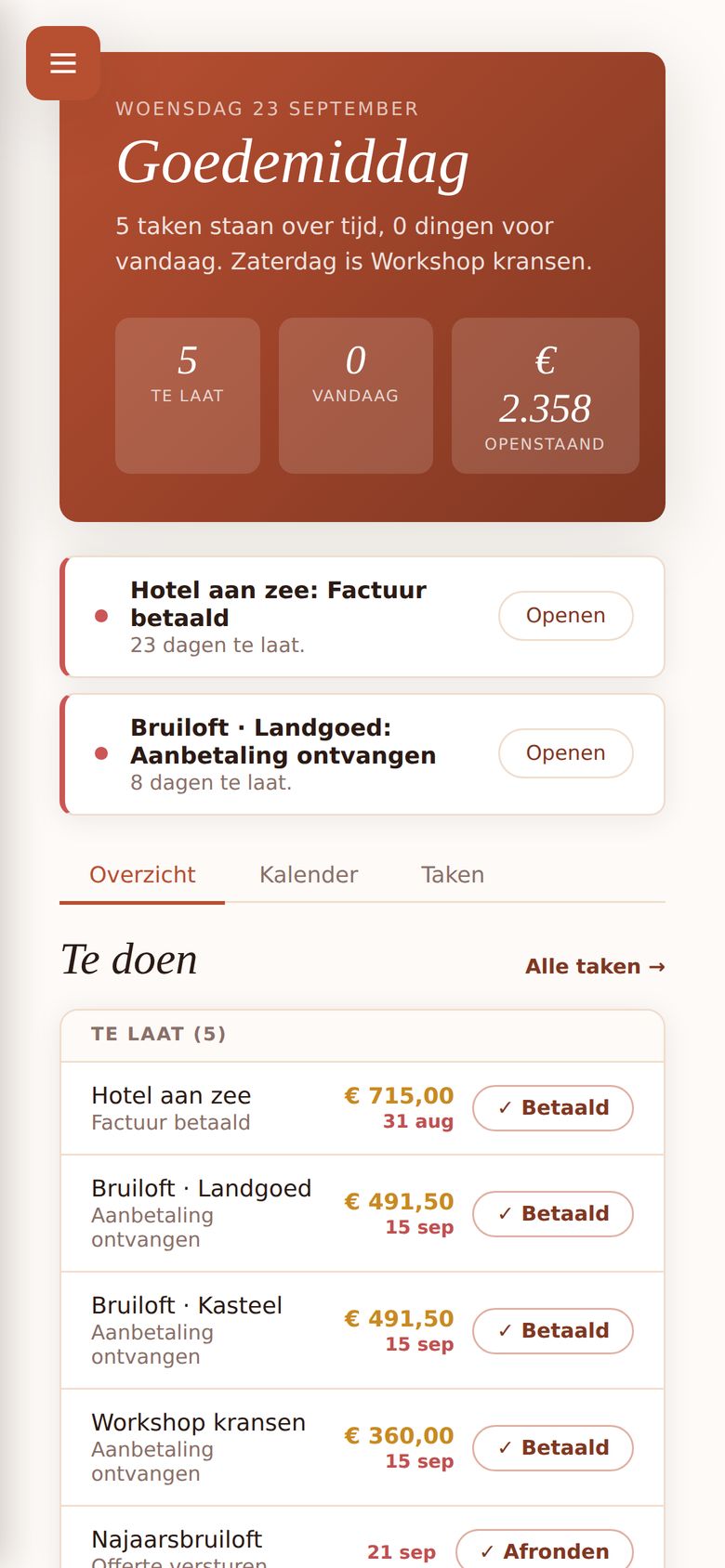 UniqueFlow op je telefoon